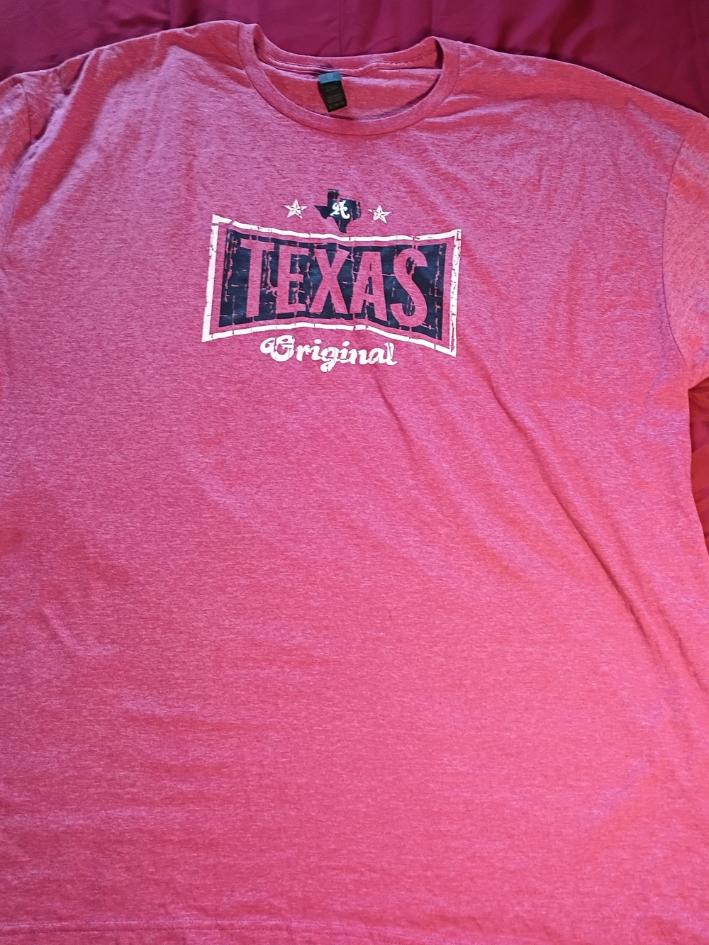 Gildan Heather Pink 'TEXAS Original' Graphic Tee